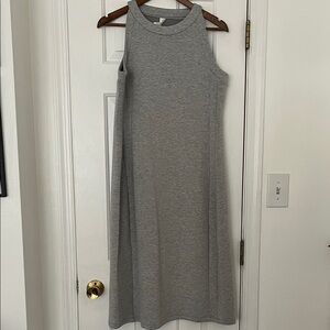 NWOT SPANX Airessentials Gray Midi Dress